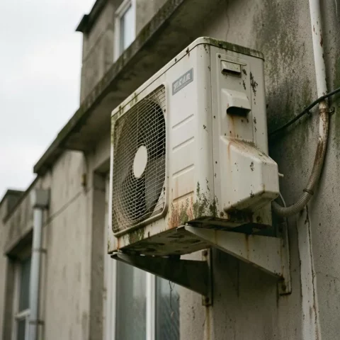 Aire Acondicionado oxidado